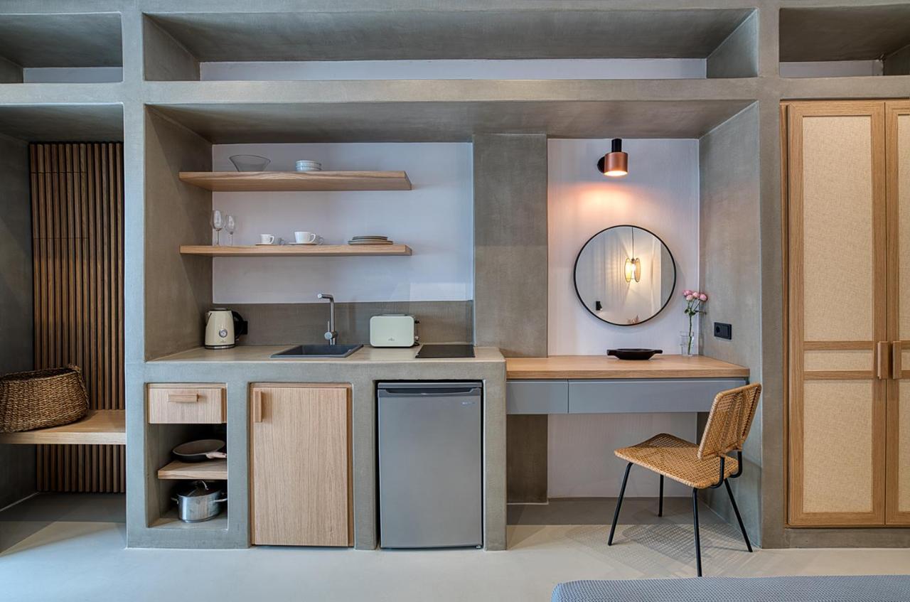 Clementina Paros Apartment เนาซา ภายนอก รูปภาพ