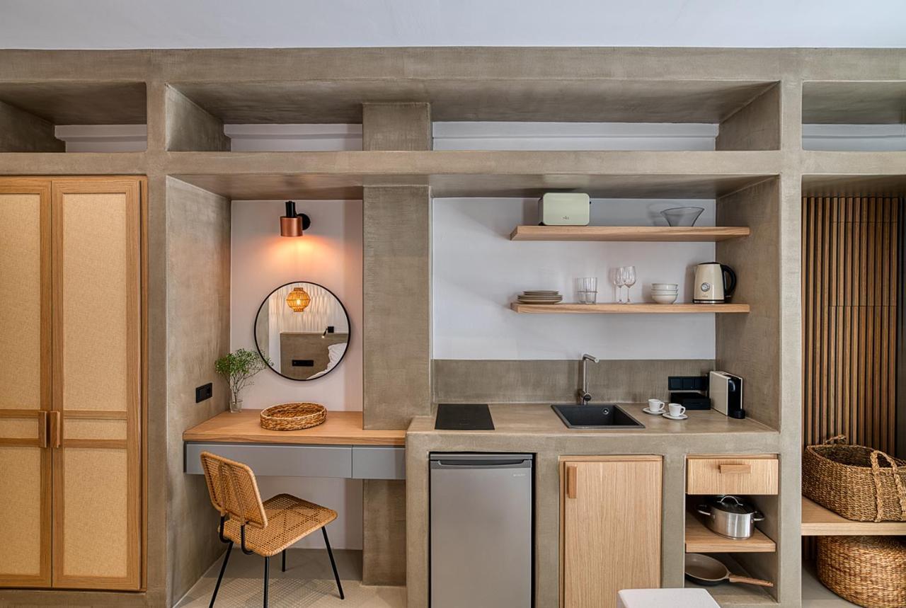 Clementina Paros Apartment เนาซา ภายนอก รูปภาพ