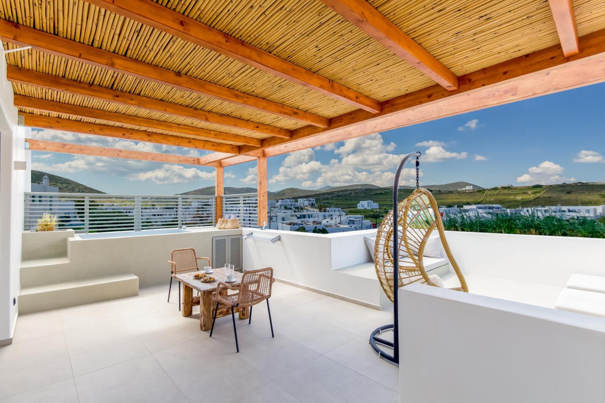 Clementina Paros Apartment เนาซา ภายนอก รูปภาพ