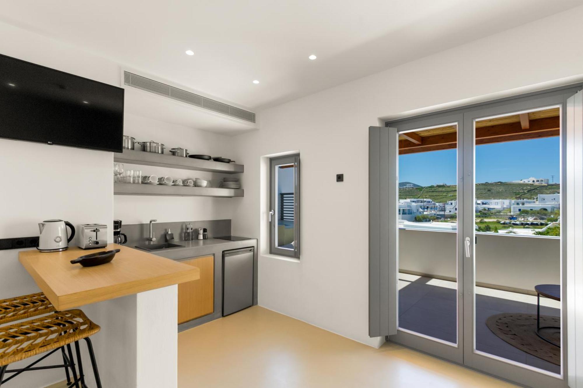 Clementina Paros Apartment เนาซา ภายนอก รูปภาพ