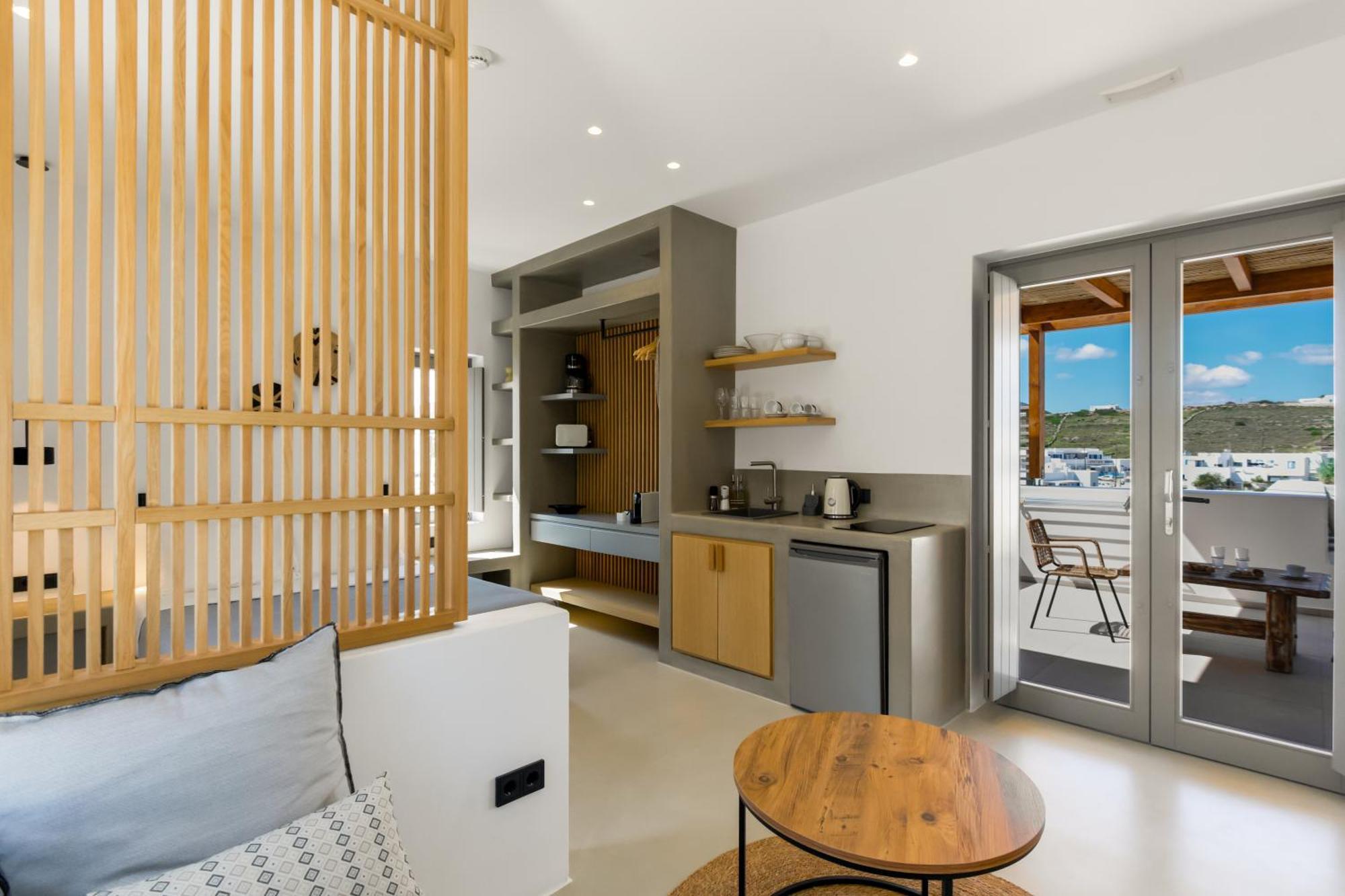 Clementina Paros Apartment เนาซา ภายนอก รูปภาพ
