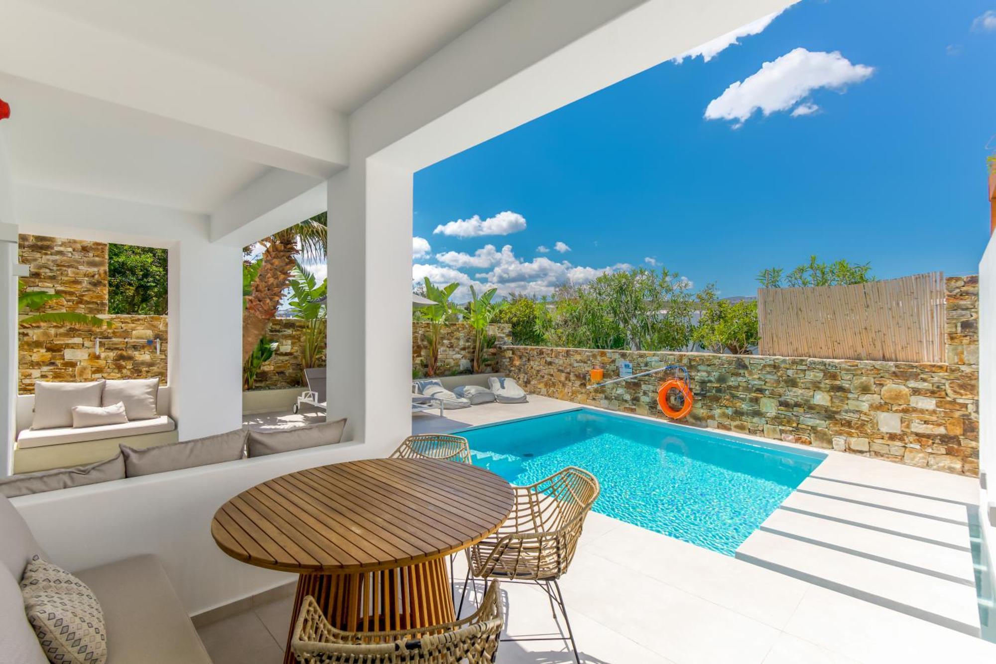 Clementina Paros Apartment เนาซา ภายนอก รูปภาพ
