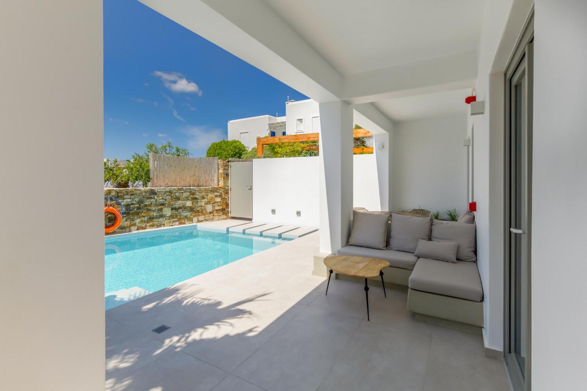 Clementina Paros Apartment เนาซา ภายนอก รูปภาพ