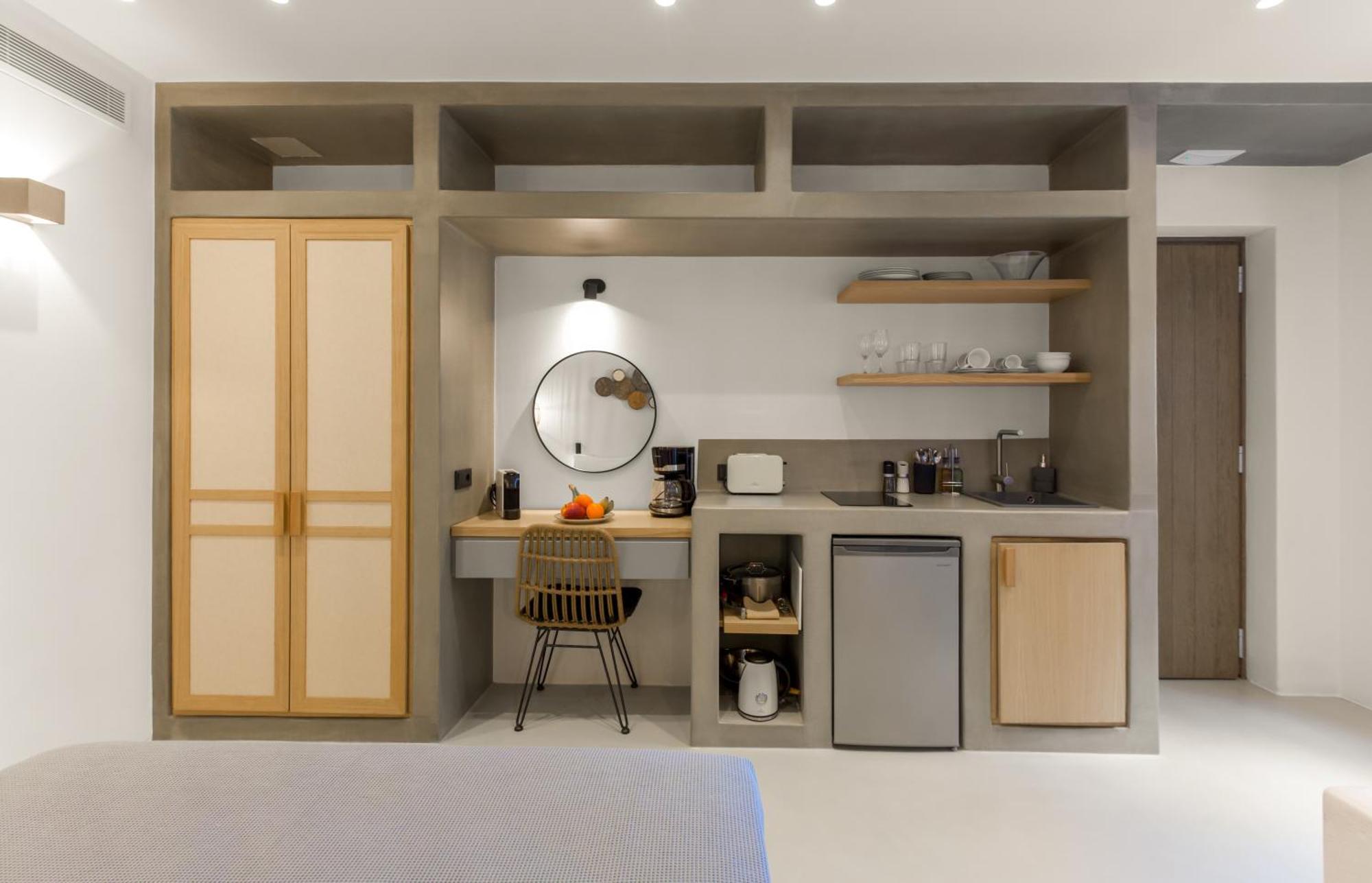 Clementina Paros Apartment เนาซา ภายนอก รูปภาพ